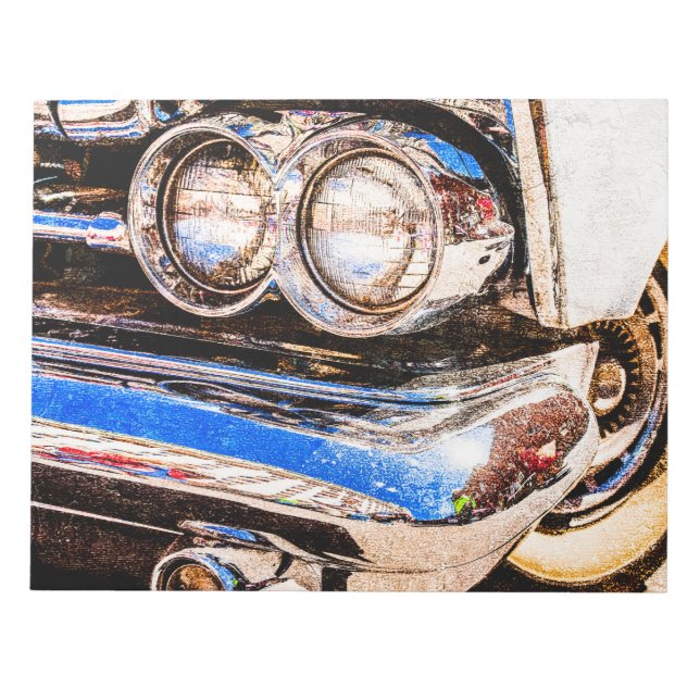 Classic Car Beauty Notepad (Front)