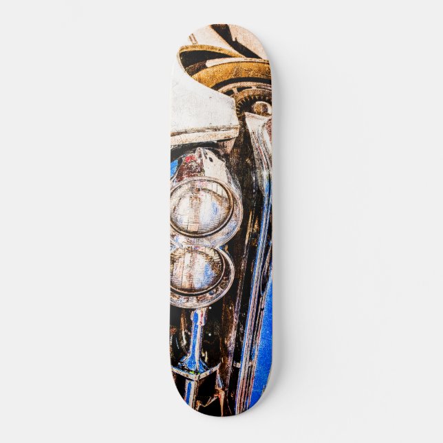 Classic Car Beauty Skateboard Deck (Front)