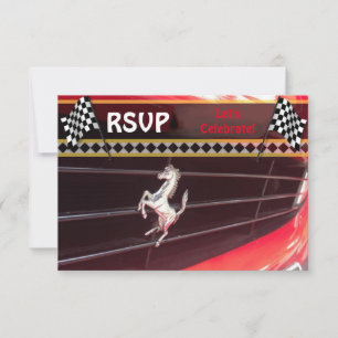 Classic Car Birthday Party RSVP 2