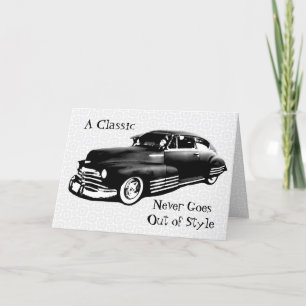 Classic Car Birthday V2 Card