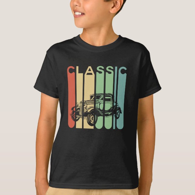 Classic Car Boy  T-Shirt (Front)