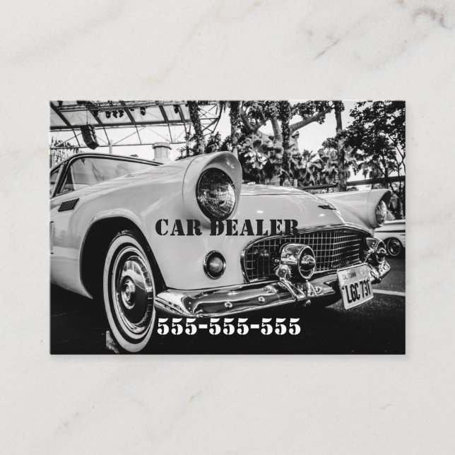 CLASSIC CAR BUSINESS CARD (Front)
