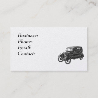 Classic Car - Business Card