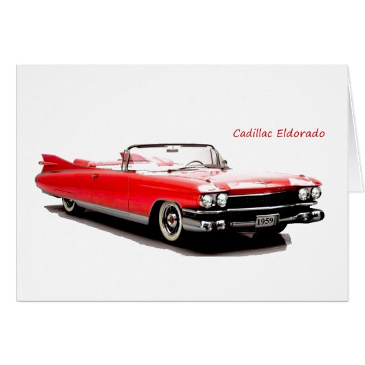 Classic Car card (Front Horizontal)