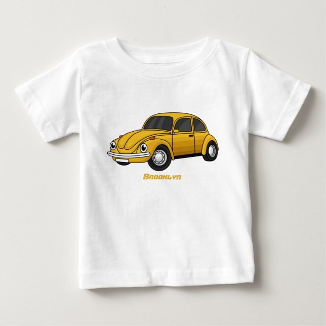 Classic car cartoon  baby T-Shirt (Front)