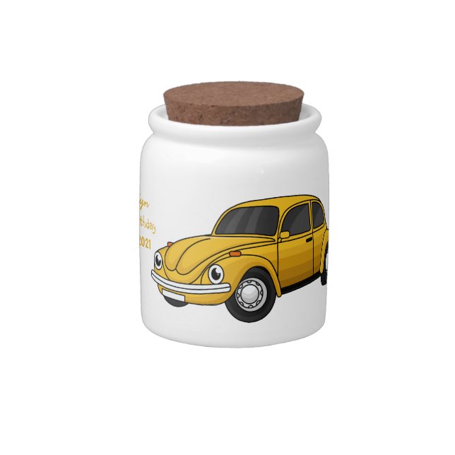 Classic car cartoon candy jar (Right)