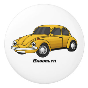 Classic car cartoon  ceramic knob