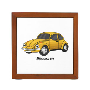 Classic car cartoon desk organizer