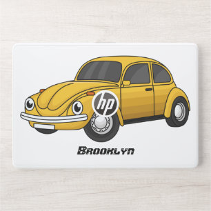 Classic car cartoon HP laptop skin