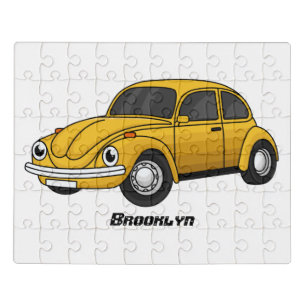 Classic car cartoon  jigsaw puzzle