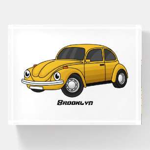 Classic car cartoon paperweight