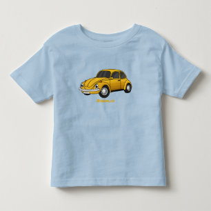 Classic car cartoon toddler t-shirt