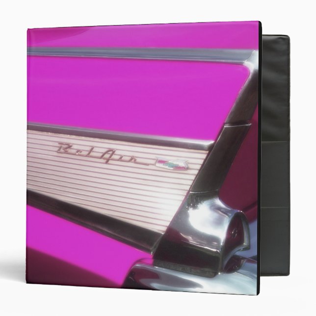 Classic car: Chevrolet Bel Air 3 Ring Binder (Front/Inside)