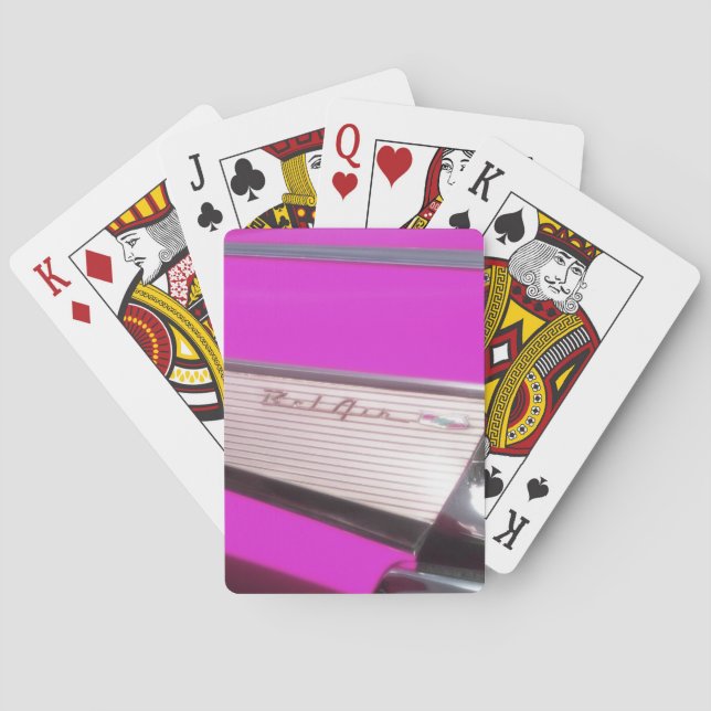 Classic car: Chevrolet Bel Air Poker Cards (Back)