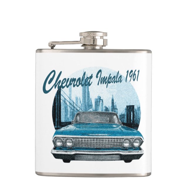 Classic Car Chevrolet Impala 1961 Flask (Front)
