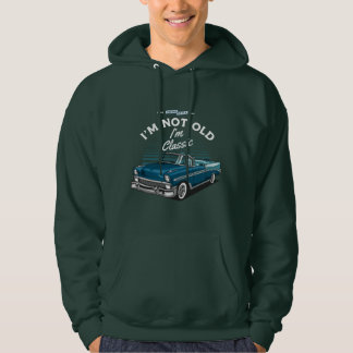 CLASSIC CAR CHEVY BEL AIR CONVERTIBLE 1956 HOODIE