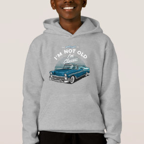 CLASSIC CAR CHEVY BEL AIR CONVERTIBLE 1956 HOODIE