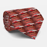 Classic Car Chevy Bel Air Red White Vintage Tie at Zazzle