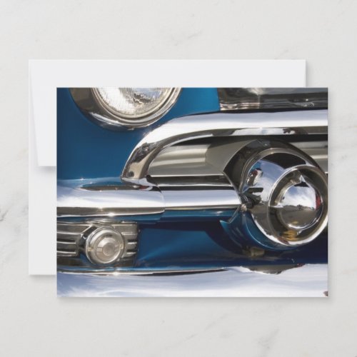 Classic Car Chrome Closeup Announcements