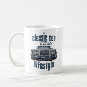 classic car club vintage old car lover gift coffee mug