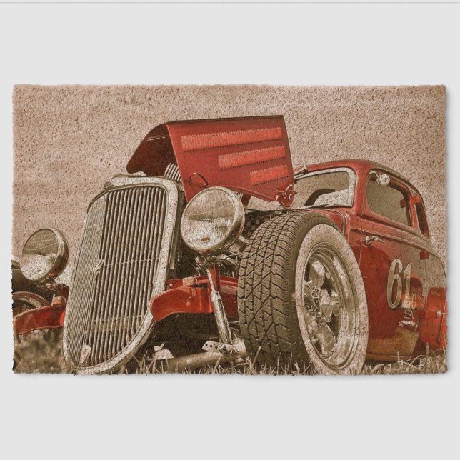 Classic Car Collectors Coir Mat (Front)