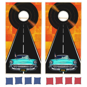 Classic Car Cornhole Set