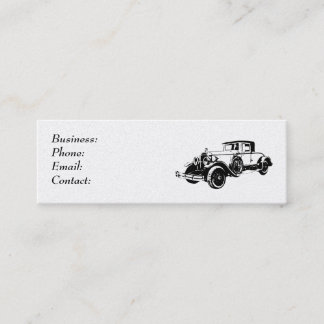 Classic Car - Coupe Mini Business Card