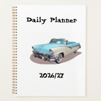 Classic Car Daily Planner