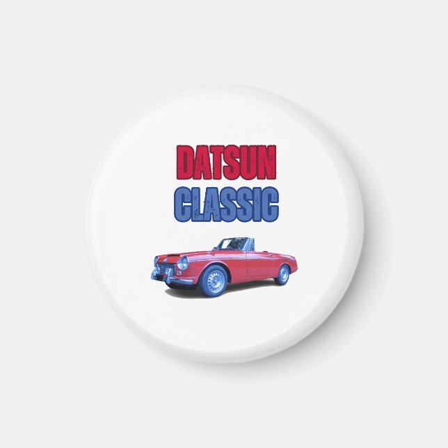 Classic Car Datsun Fairlady Magnet (Front)