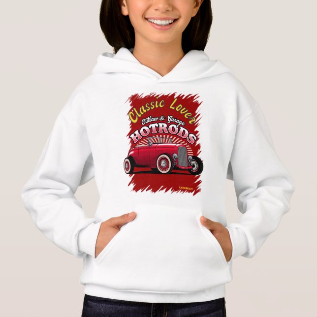 Classic Car Design Hoodie (Front)