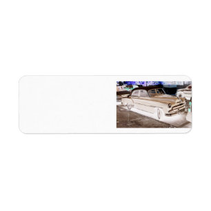CLASSIC CAR design return address labels