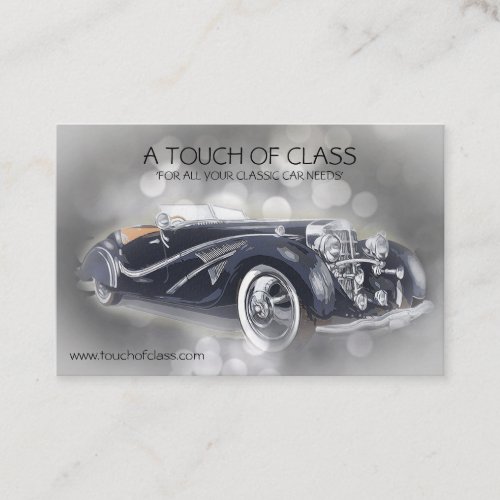 Classic Car _ Double_sided Business Card