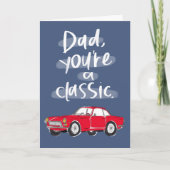 Classic Car Father's Day Card (Front)