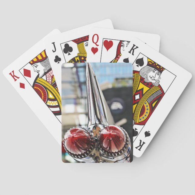 CLASSIC CAR FINS PLAYING CARDS (Back)