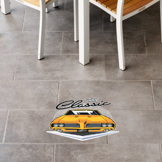 Classic Car Floor Decals (Restaurant)