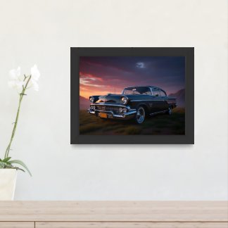 Classic Car Framed Art
