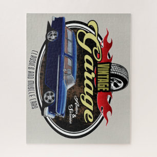 Classic Car Garage Nomad Jigsaw Puzzle
