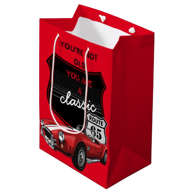 Classic Car Gift Bag (Front Angled)