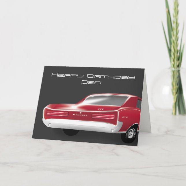 Classic Car Greeting Card (Front)