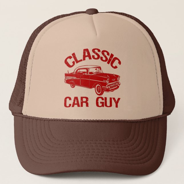 Classic Car Guy Trucker Hat (Front)