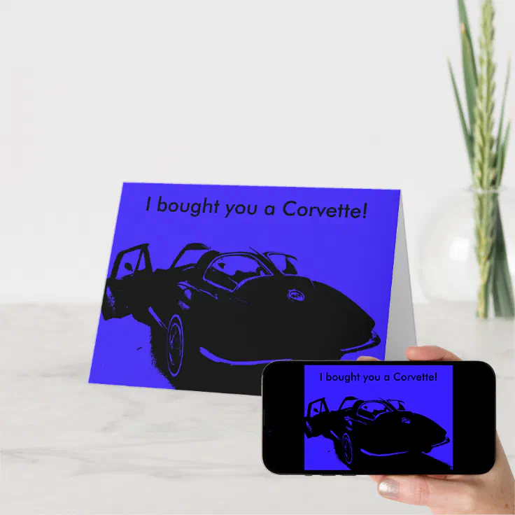 Classic Car Happy Birthday Card Zazzle
