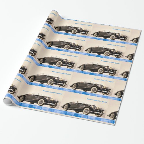 Classic Car image for Glossy_Wrapping_Paper Wrapping Paper