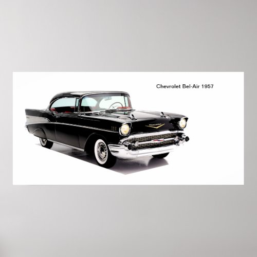 Classic car image for poster