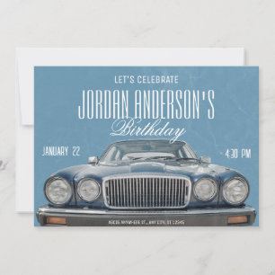 Classic car Invitation