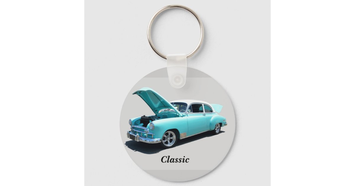 Classic Car Keychain Zazzle