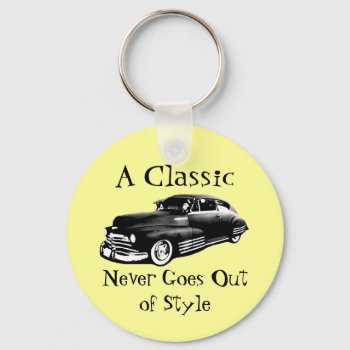 Classic Car Keychain by grnidlady at Zazzle