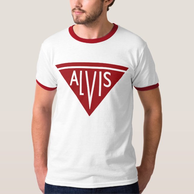 Classic car logo remake Alvis automobiles T-Shirt (Front)