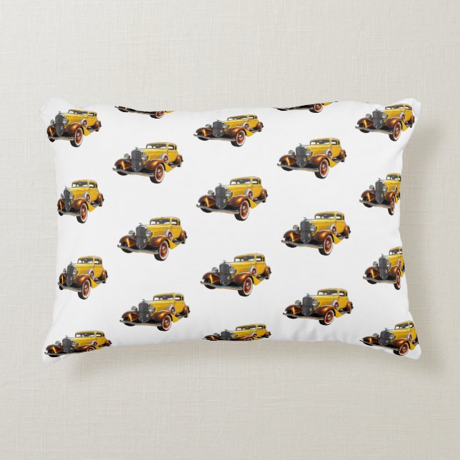 Classic Car Modern Cool Accent Pillow (Front)