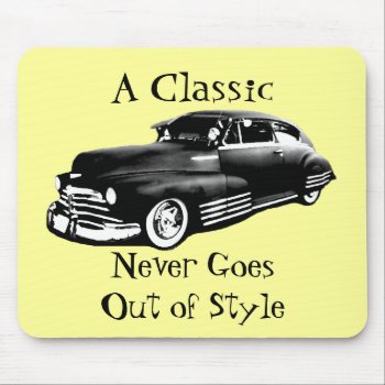 Classic Car Mouse Pad by grnidlady at Zazzle