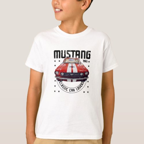 Classic Car Mustang 1965 T-Shirt Classic Car Mustang 1965 T-Shirt